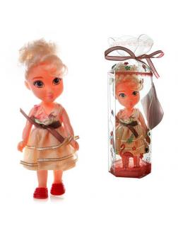 Кукла Emily мини в прозрачной коробочке блодинка, 16,5см QJ086B / ABtoys