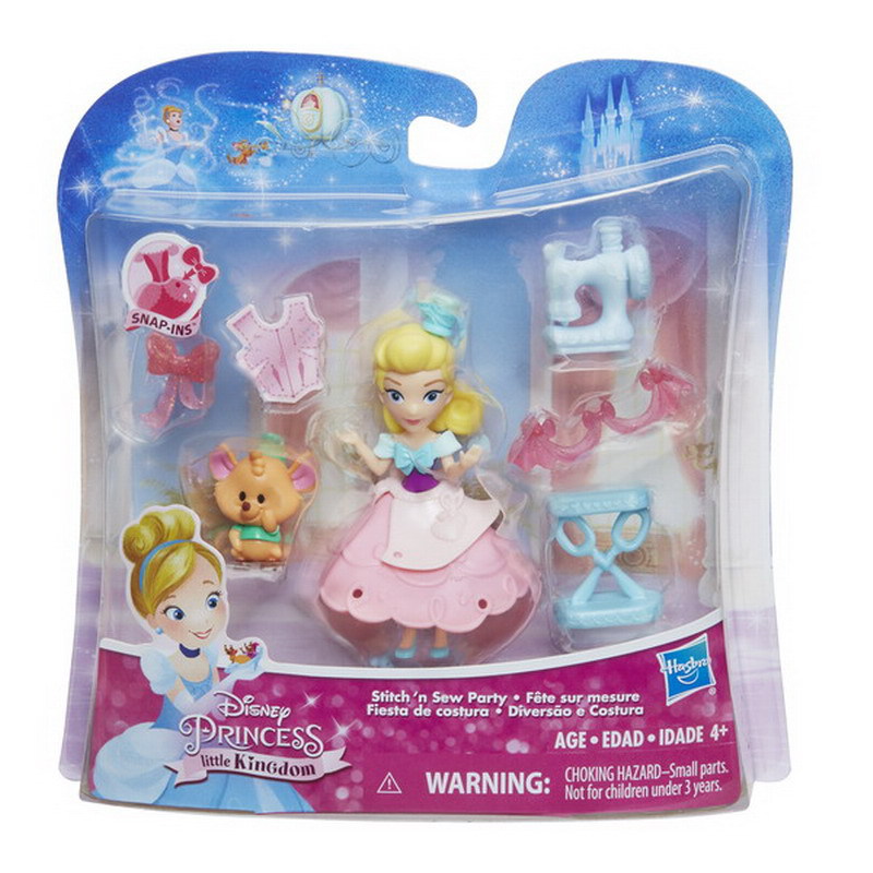 Кукла Hasbro Disney Princess маленькая с аксессуарами 2 вида (Золушка, Мулан)