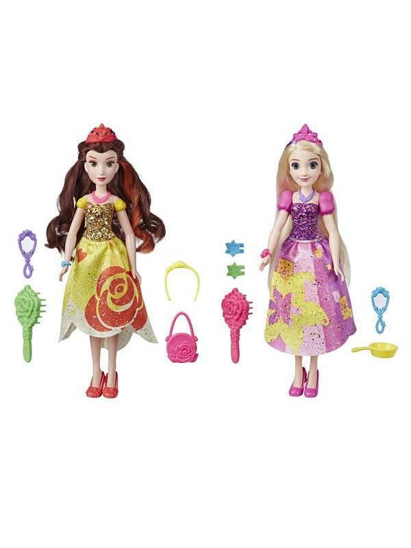 Кукла Hasbro Disney Princess с аксессуарами 2 вида Рапунцель,Белль