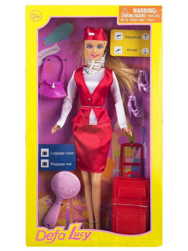 Кукла Стюардесса 29 см, 3 вида в коллекции 8286d / Defa Lucy