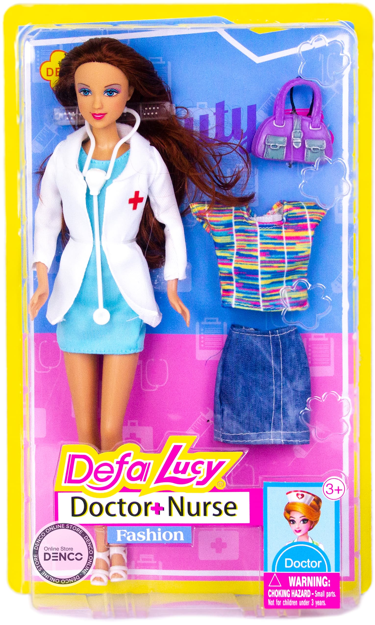 Кукла Defa Lucy «Модный доктор c аксессуарами» Doctor + Nurse Fashion 8403d