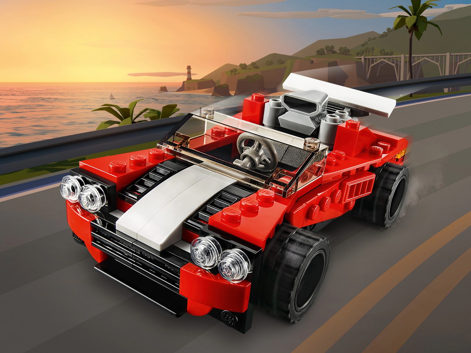 Конструктор LEGO Creator 3в1 «Спортивный автомобиль» 31100 / 134 детали