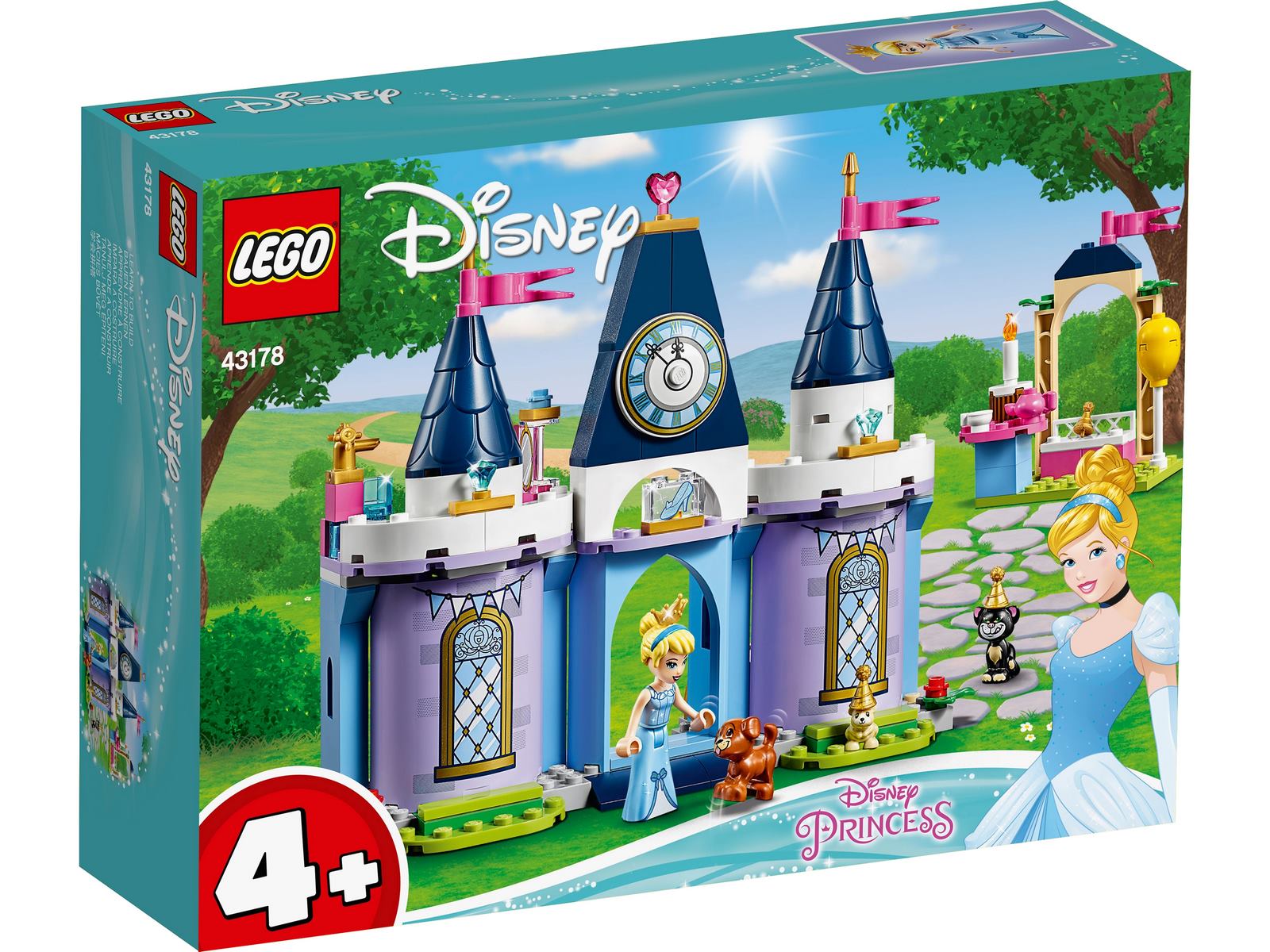 Конструктор LEGO Disney Princess «Праздник в замке Золушки» 43178 / 168 деталей