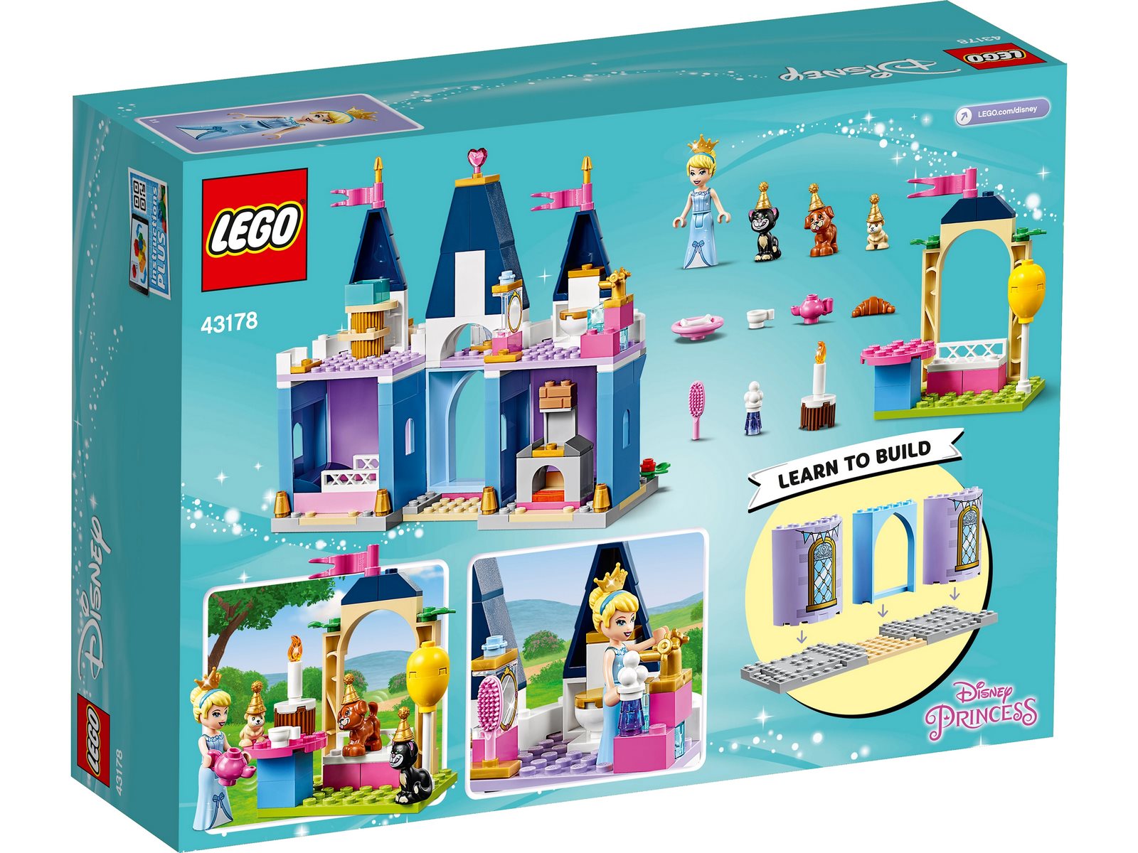 Конструктор LEGO Disney Princess «Праздник в замке Золушки» 43178 / 168 деталей