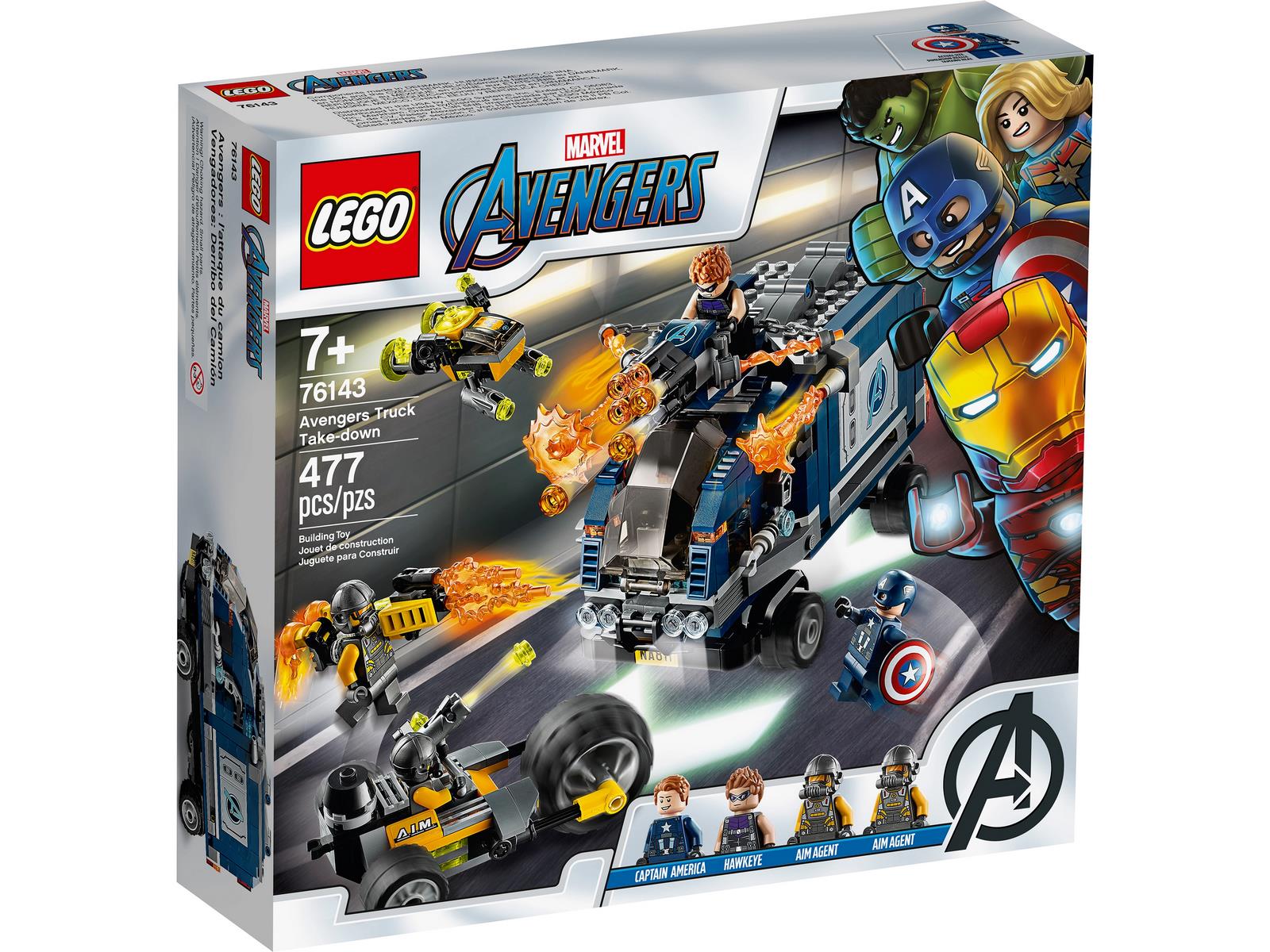 Конструктор LEGO Super Heroes «Мстители: Нападение на грузовик» 76143 / 477 деталей