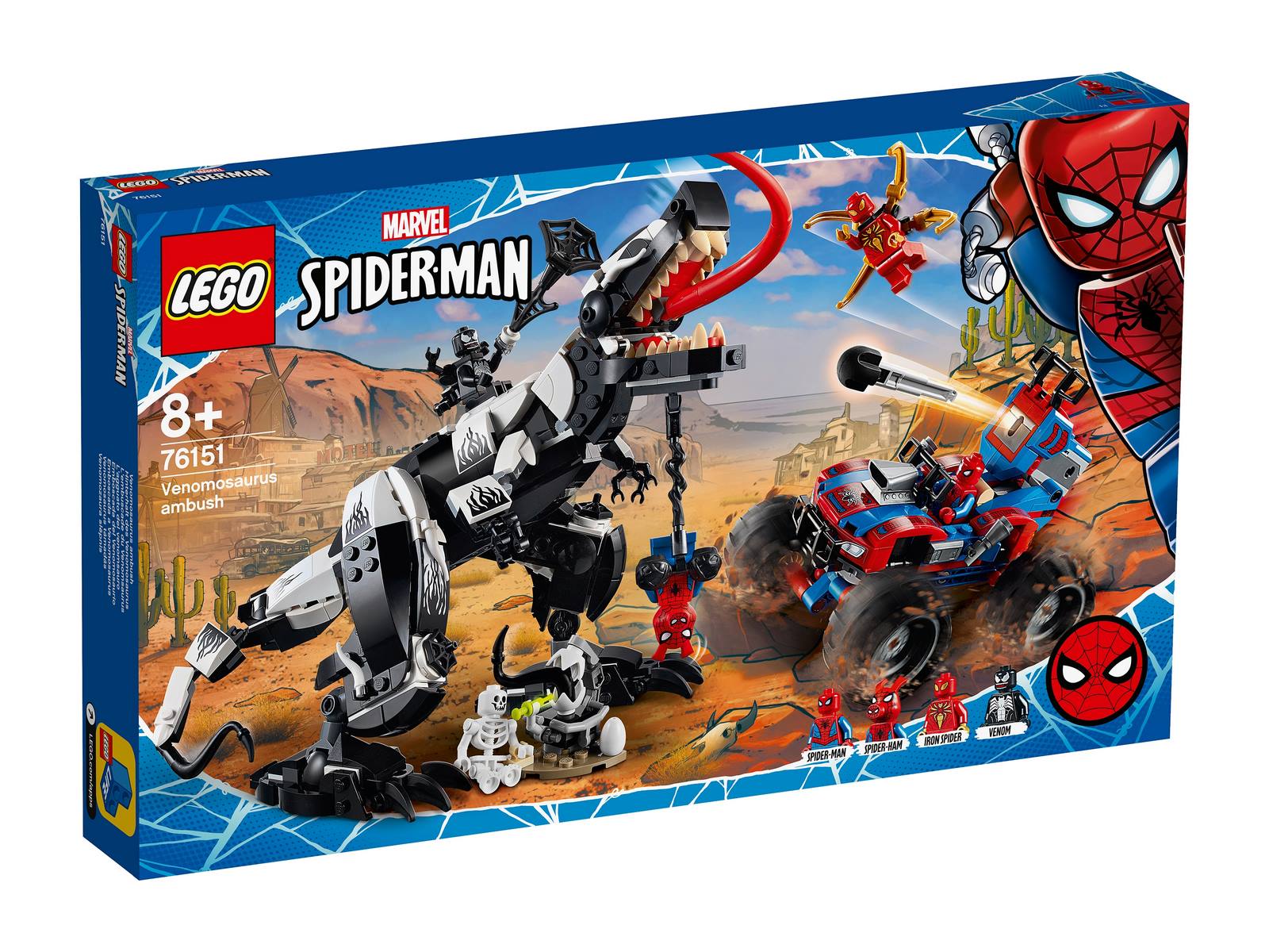 Конструктор LEGO Super Heroes «Человек-Паук: Засада на веномозавра» 76151 / 640 деталей