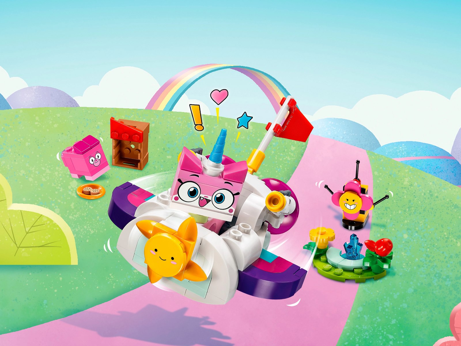 Конструктор LEGO Unikitty «Машина-облако Юникитти» 41451 / 126 деталей