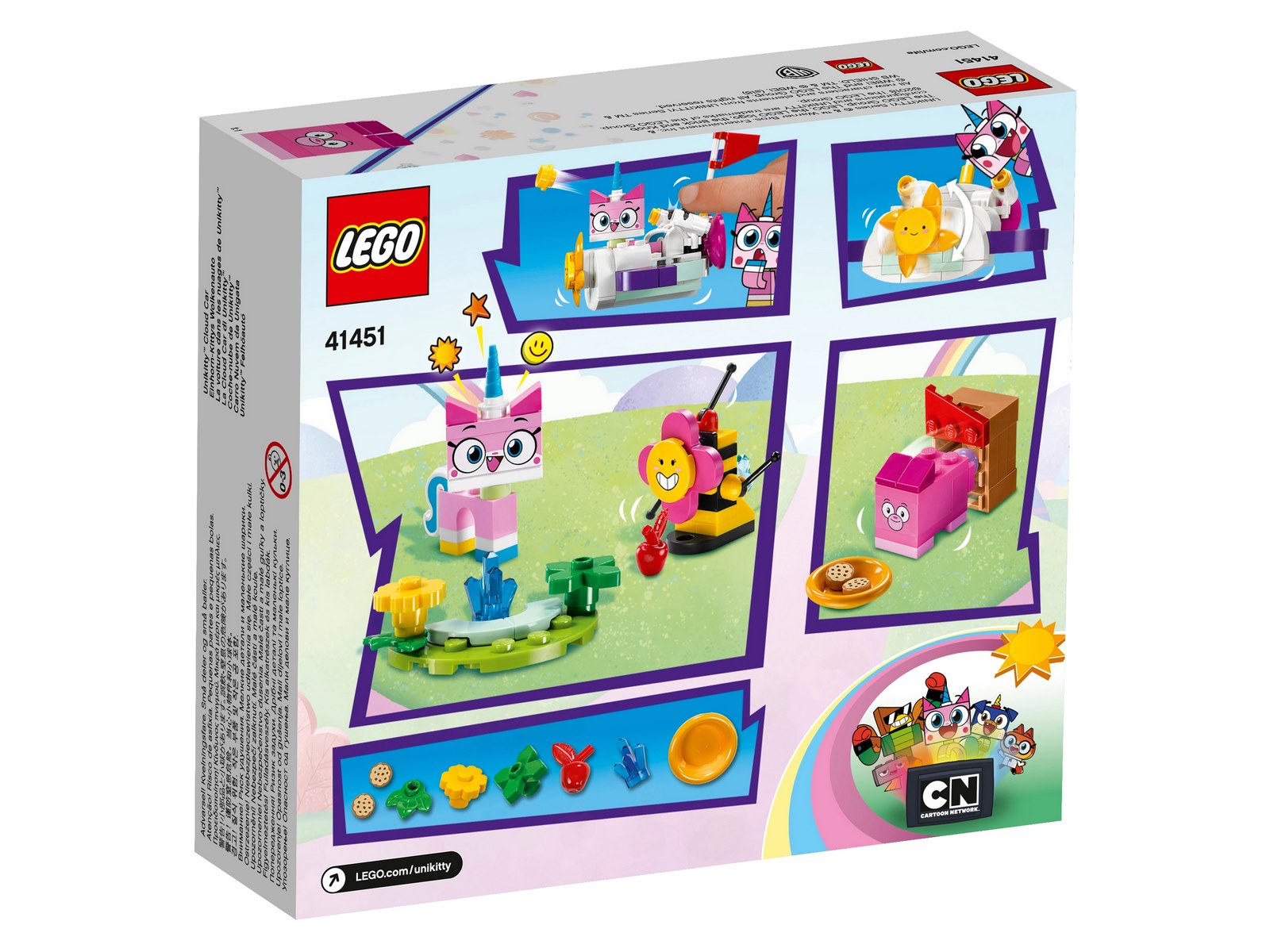 Конструктор LEGO Unikitty «Машина-облако Юникитти» 41451 / 126 деталей