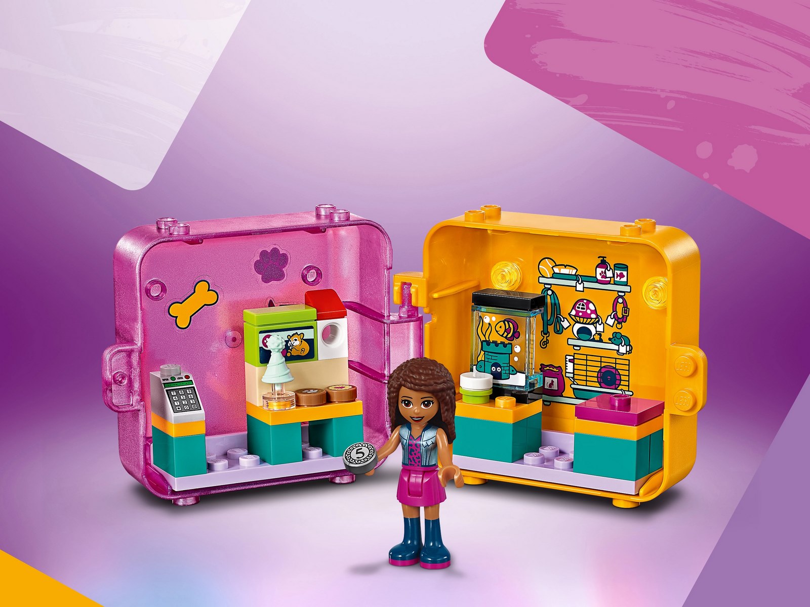 Конструктор LEGO Friends «Игровая шкатулка: Покупки Андреа» 41405 / 40 деталей