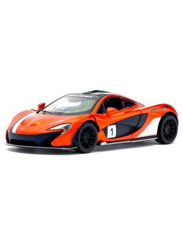 Машинка металлическая Kinsmart 1:36 «McLaren P1 Exclusive Edition» KT5393DF инерционная / Микс