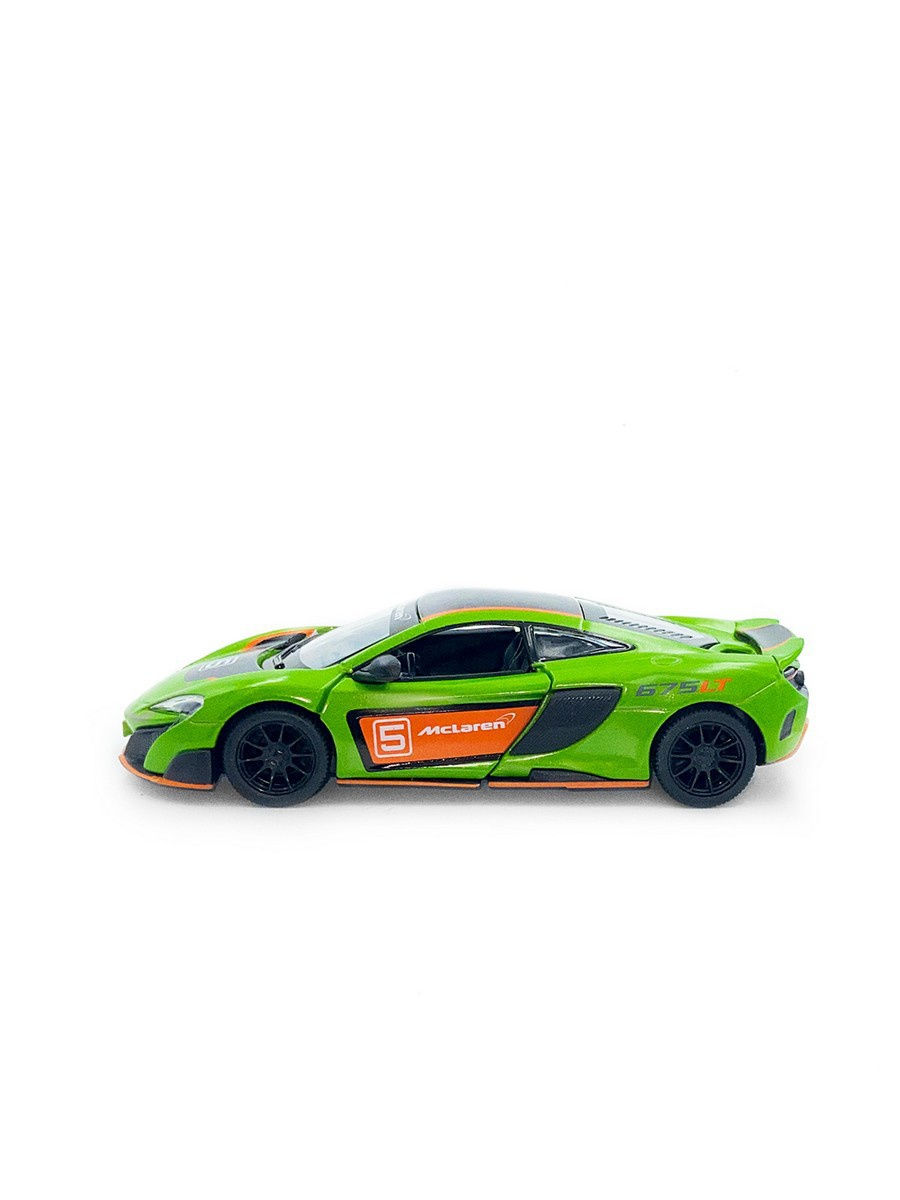 Машинка металлическая Kinsmart 1:36 «McLaren 675LT Exclusive Edition» KT5392DF инерционная / Микс
