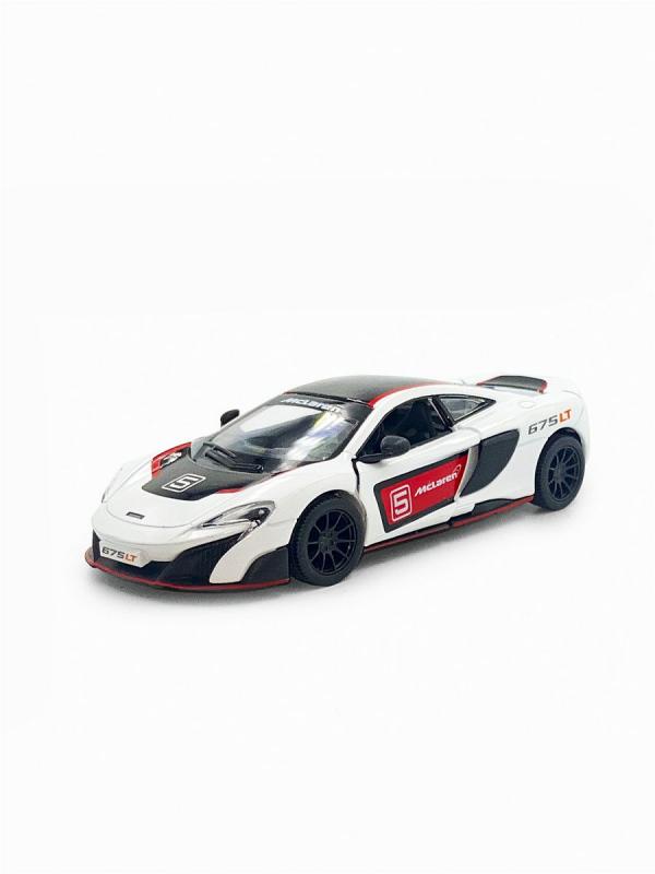 Машинка металлическая Kinsmart 1:36 «McLaren 675LT Exclusive Edition» KT5392DF инерционная / Микс