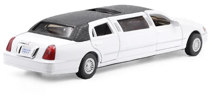 Металлическая машинка Kinsmart 1:38 «1999 Lincoln Town Car Stretch Limousine» KT7001DH / Микс