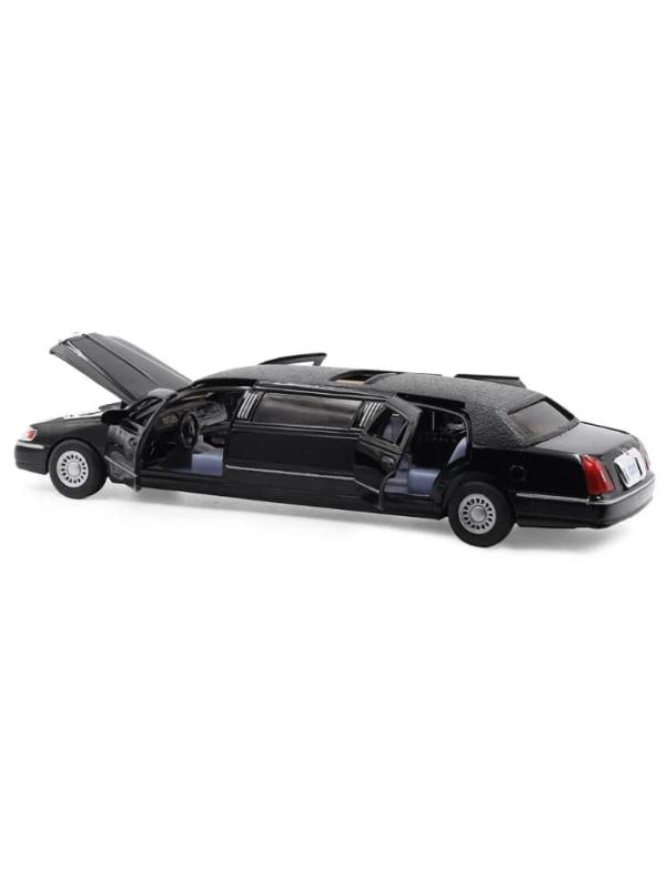 Металлическая машинка Kinsmart 1:38 «1999 Lincoln Town Car Stretch Limousine» KT7001DH / Микс