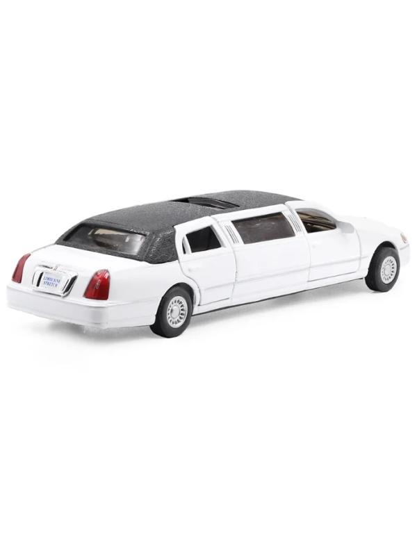 Металлическая машинка Kinsmart 1:38 «1999 Lincoln Town Car Stretch Limousine» KT7001DH / Микс