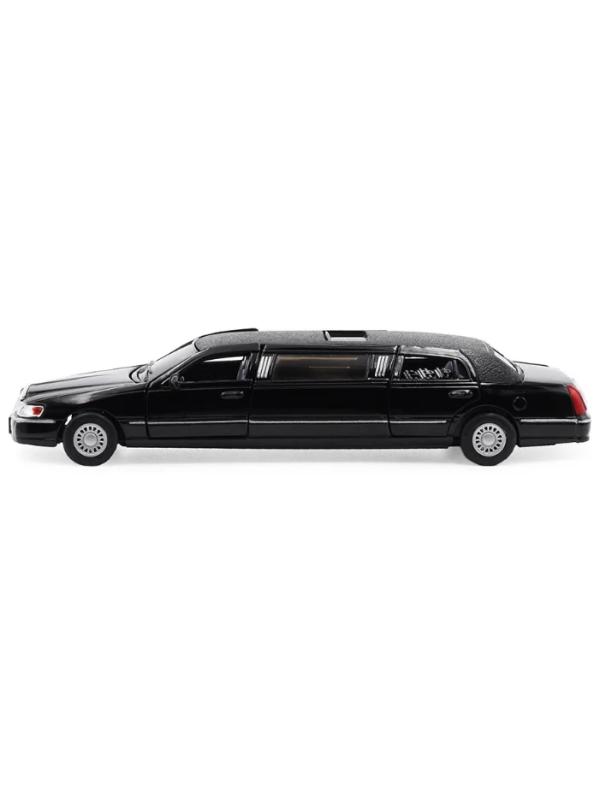 Металлическая машинка Kinsmart 1:38 «1999 Lincoln Town Car Stretch Limousine» KT7001DH / Микс