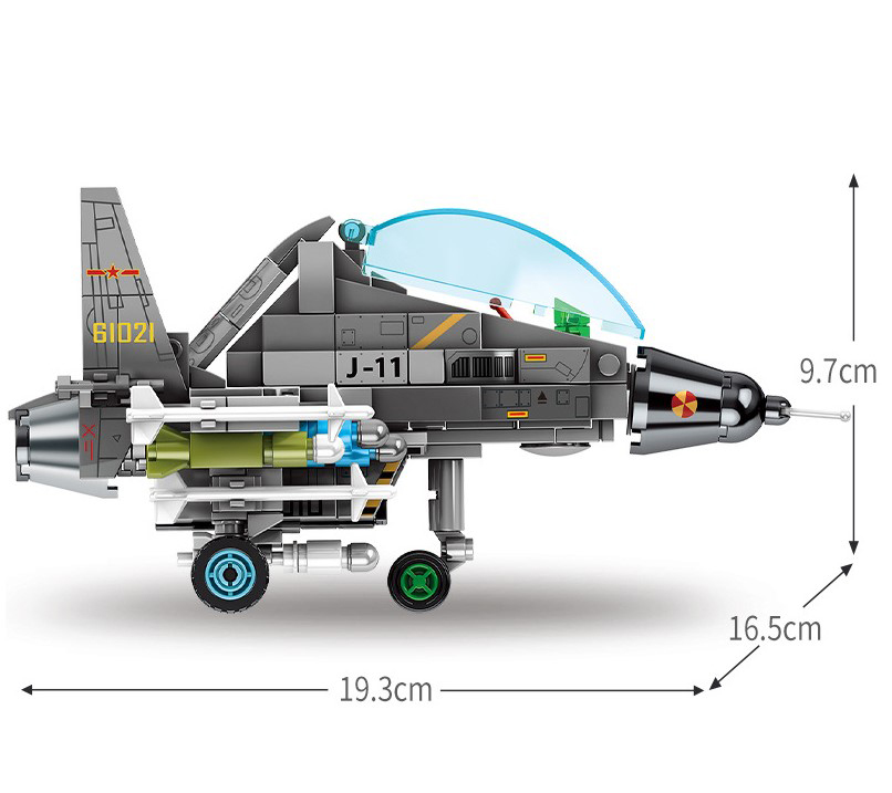 Конструктор Sembo Block «Истребитель J-11B» 202071 / 333 деталей