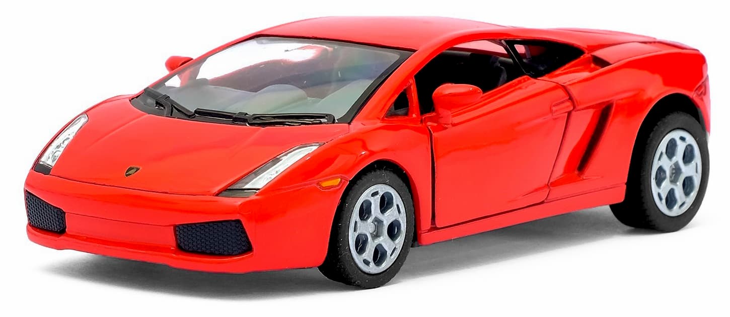 Металлическая машинка Kinsmart 1:32 «Lamborghini Gallardo» KT5098D, инерционная / Микс