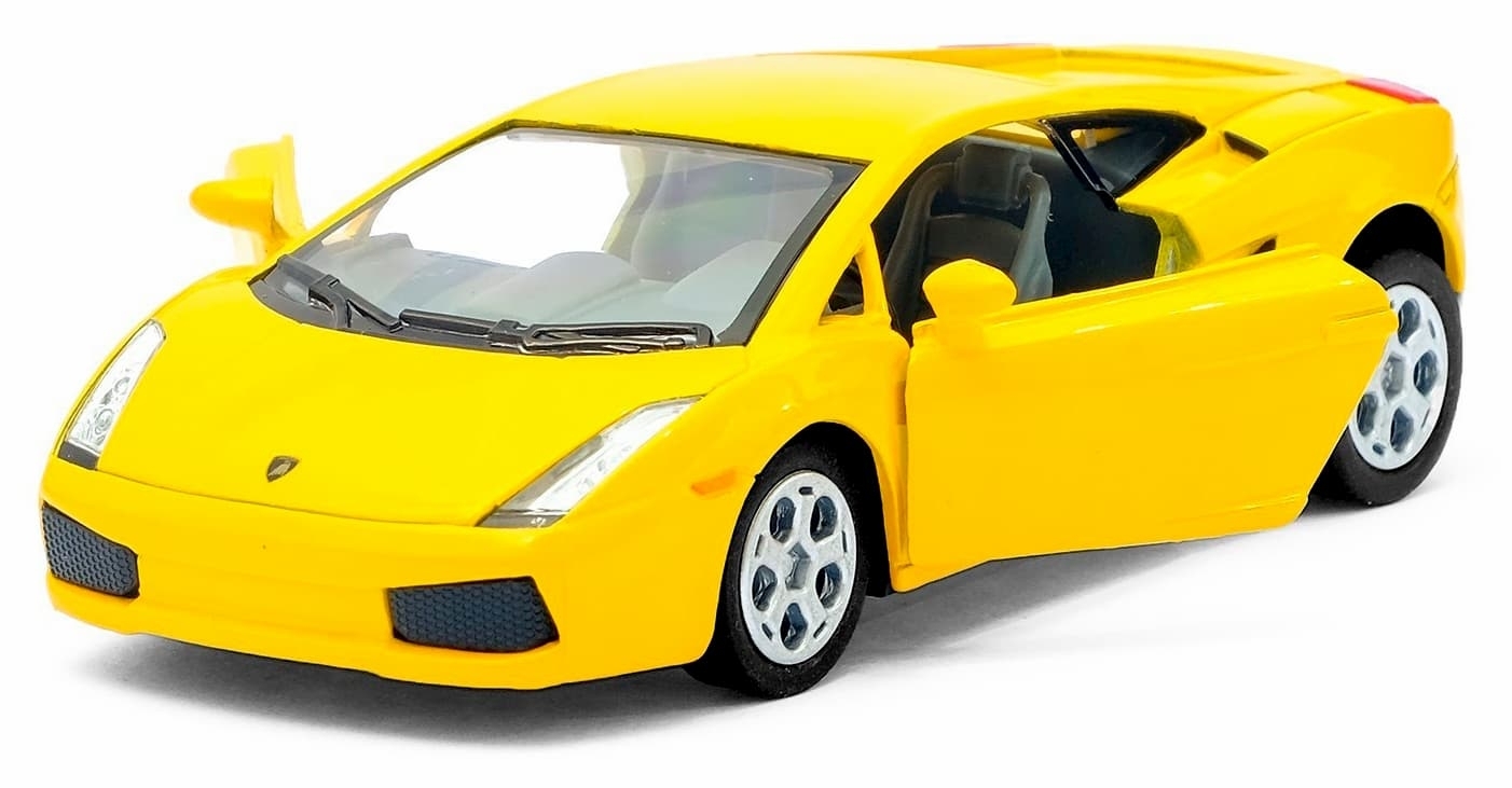 Металлическая машинка Kinsmart 1:32 «Lamborghini Gallardo» KT5098D, инерционная / Микс