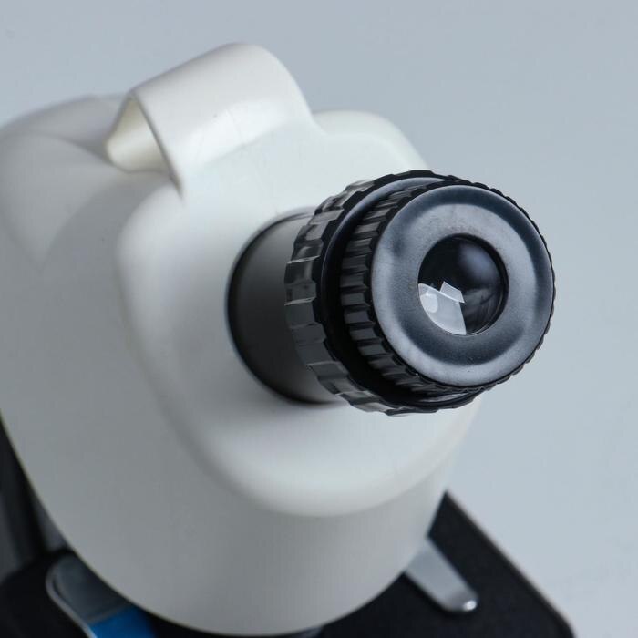 Набор для опытов с микроскопом «Юный биолог» кратность до х1200 / Белый