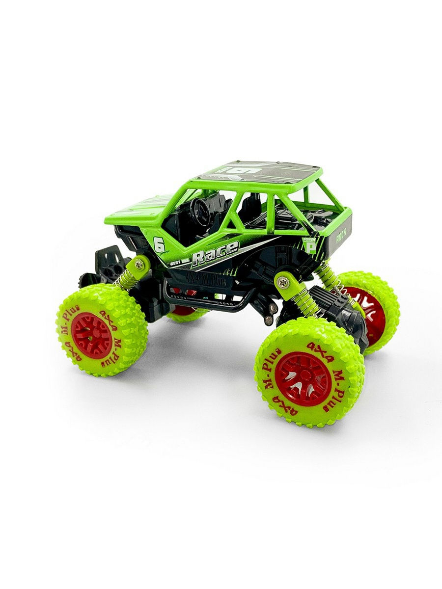 Металлическая машинка 1:32 «Багги Big Foot» 13 см. MY66-Y2202, инерционная, звук / Микс