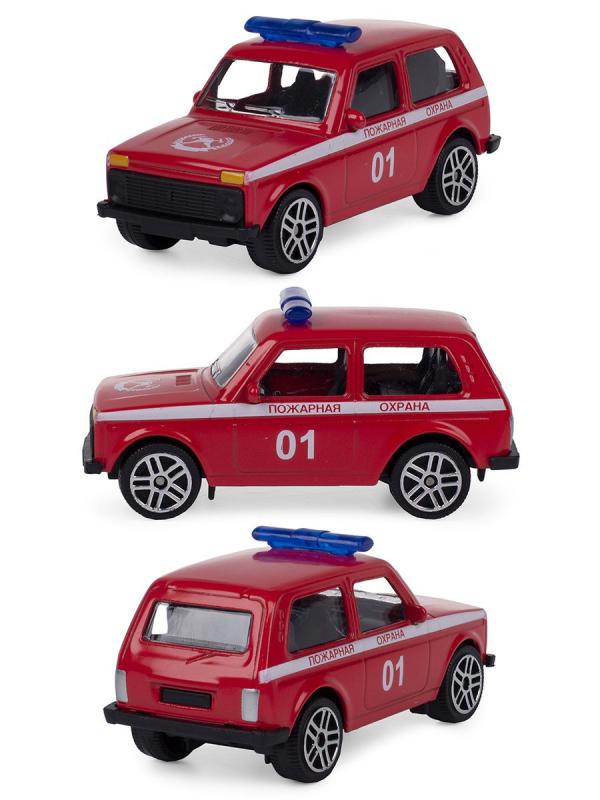 Металлическая машинка Play Smart 1:54 «Эвакуатор Камаз» 15 см. 6509-С Автопарк, инерционный / Белый