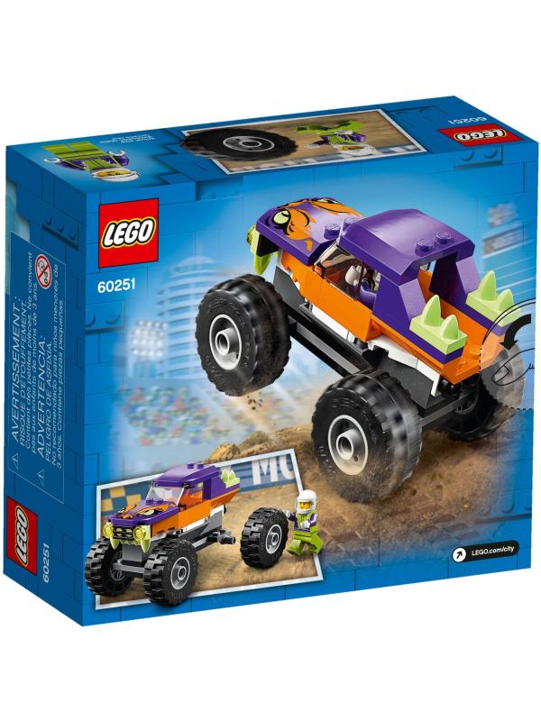 Конструктор LEGO CITY Great Vehicles «Монстр-трак» 60251 / 55 деталей
