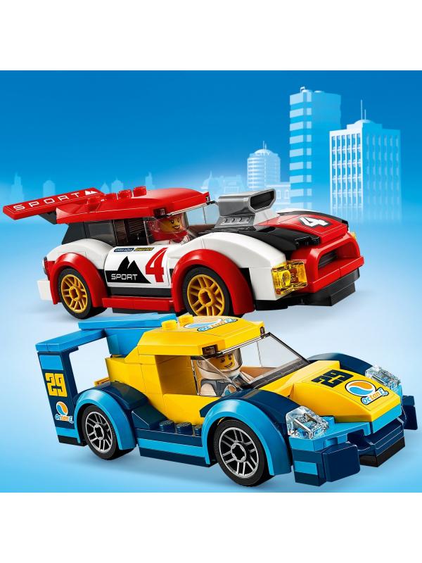 Конструктор LEGO CITY Turbo Wheels «Гоночные автомобили» 60256 / 190 деталей