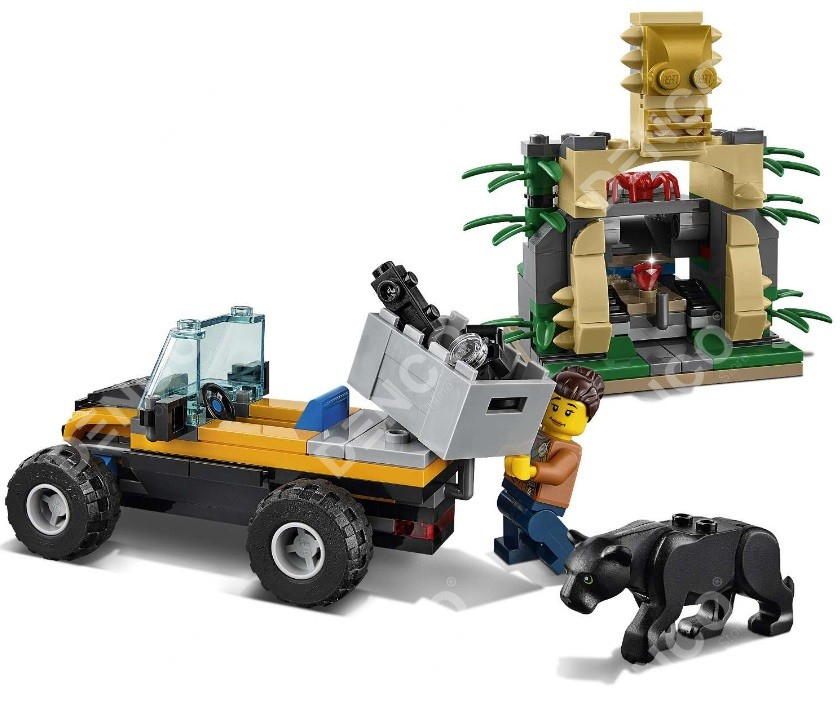 Конструктор lego city 60159 исследование джунглей