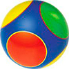 Мяч Джампа грунтованный окрашенный вручную диаметр 75 мм