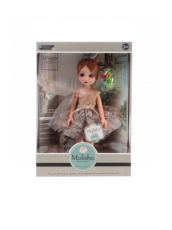 Кукла Emily Mulisha с бантиком и аксессуарами, 28см WJ-12697 / ABtoys