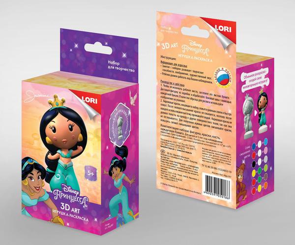 Набор для творчества LORI Игрушка-раскраска Disney &