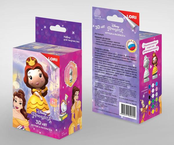 Набор для творчества LORI Игрушка-раскраска Disney &