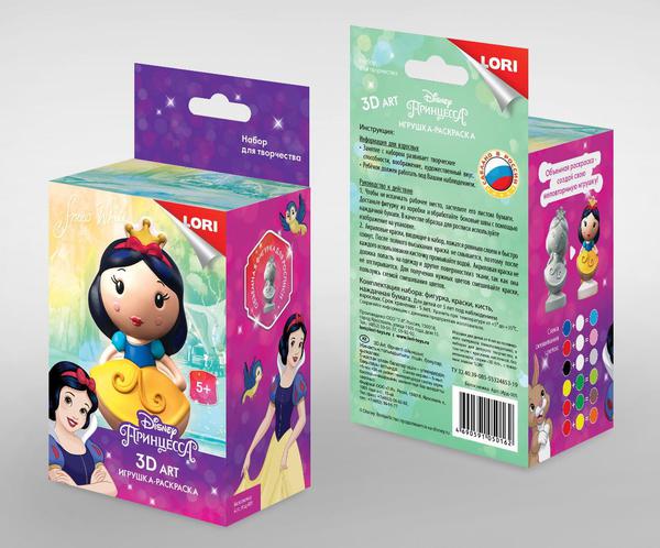 Набор для творчества LORI Игрушка-раскраска Disney &