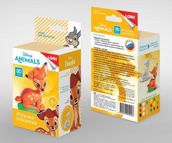 Набор для творчества LORI Игрушка-раскраска Disney &