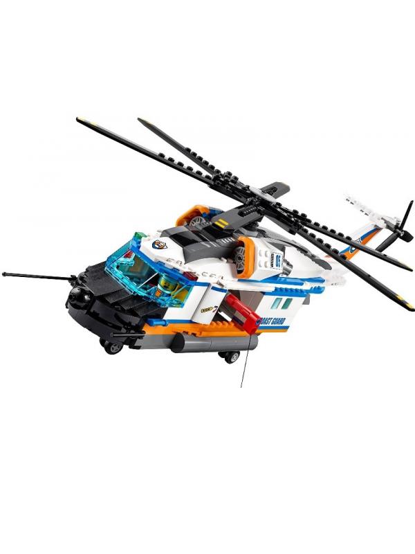 Конструктор Ll «Сверхмощный спасательный вертолёт» 39053 (Совместимый с ЛЕГО 60166) 439 деталей
