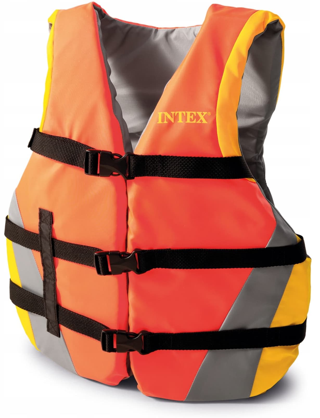 Жилет для плавания детский Intex 69680 с пенопластовыми вставками, 23-41 кг, обхват груди / 64-74 см.