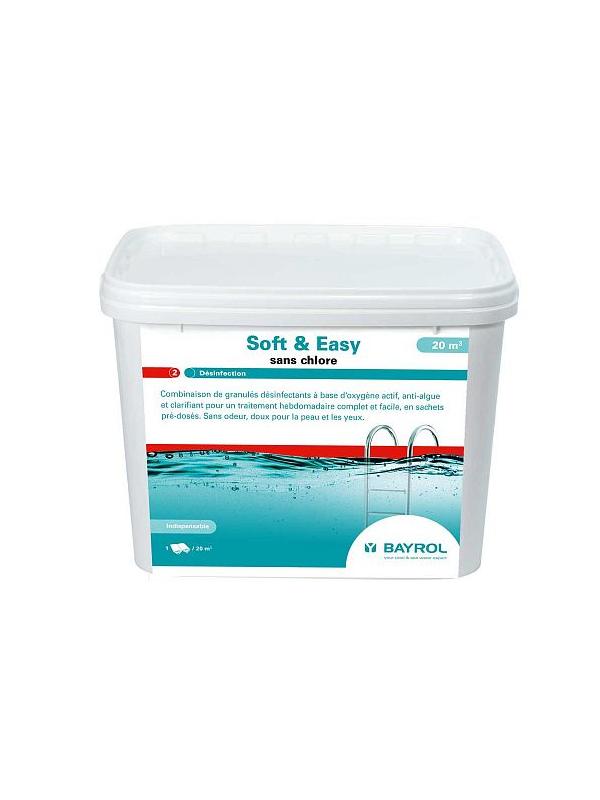 СОФТ  ИЗИ (Soft and Easy), 4,48 кг ведро, бесхлорное средствово дезинфекции и борьбы с водорослями