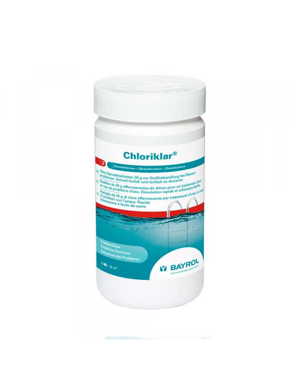 ХЛОРИКЛАР (Chloriklar), 1 кг банка, табл.20гр, быстрорастворимый хлор для дезинфекции воды