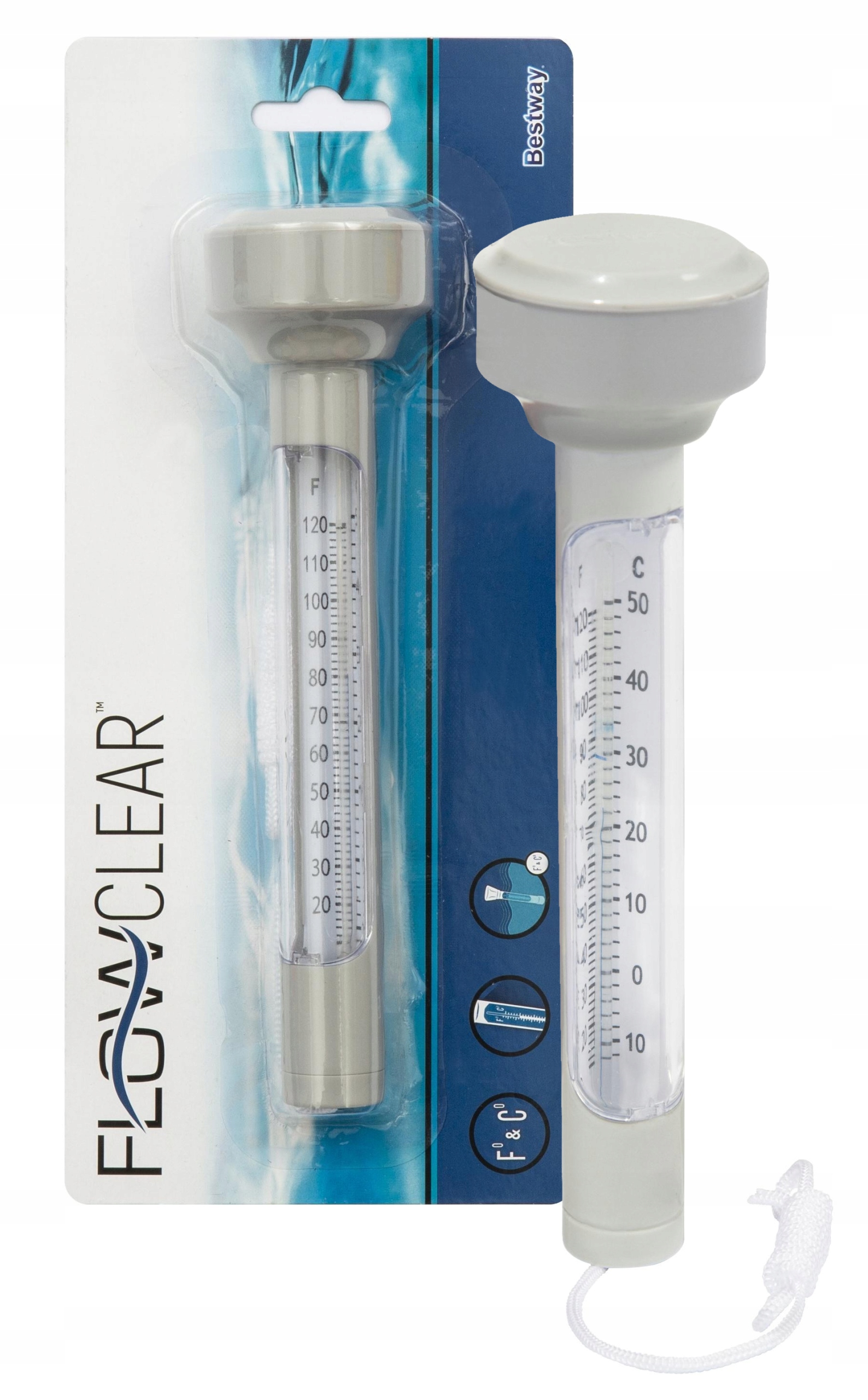 Водный термометр плавающий для измерения температуры воды в бассейне и ванной