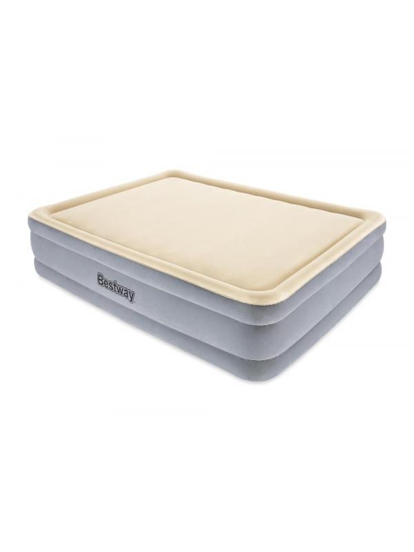 Надувная кровать 152х203х46см, встр.насос 220В, до 300кг