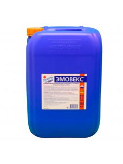 ЭМОВЕКС, 30л(34кг) канистра, жидкий хлор для дезинфекции воды (водный раствор гипохлорита натрия)