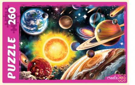 Пазлы 260 элементов. МИР КОСМОСА