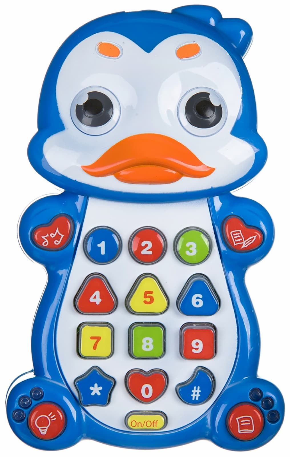 Обучающий детский планшет Play Smart «Детский смартфон: Пингвин» 7611 с цветной проекцией
