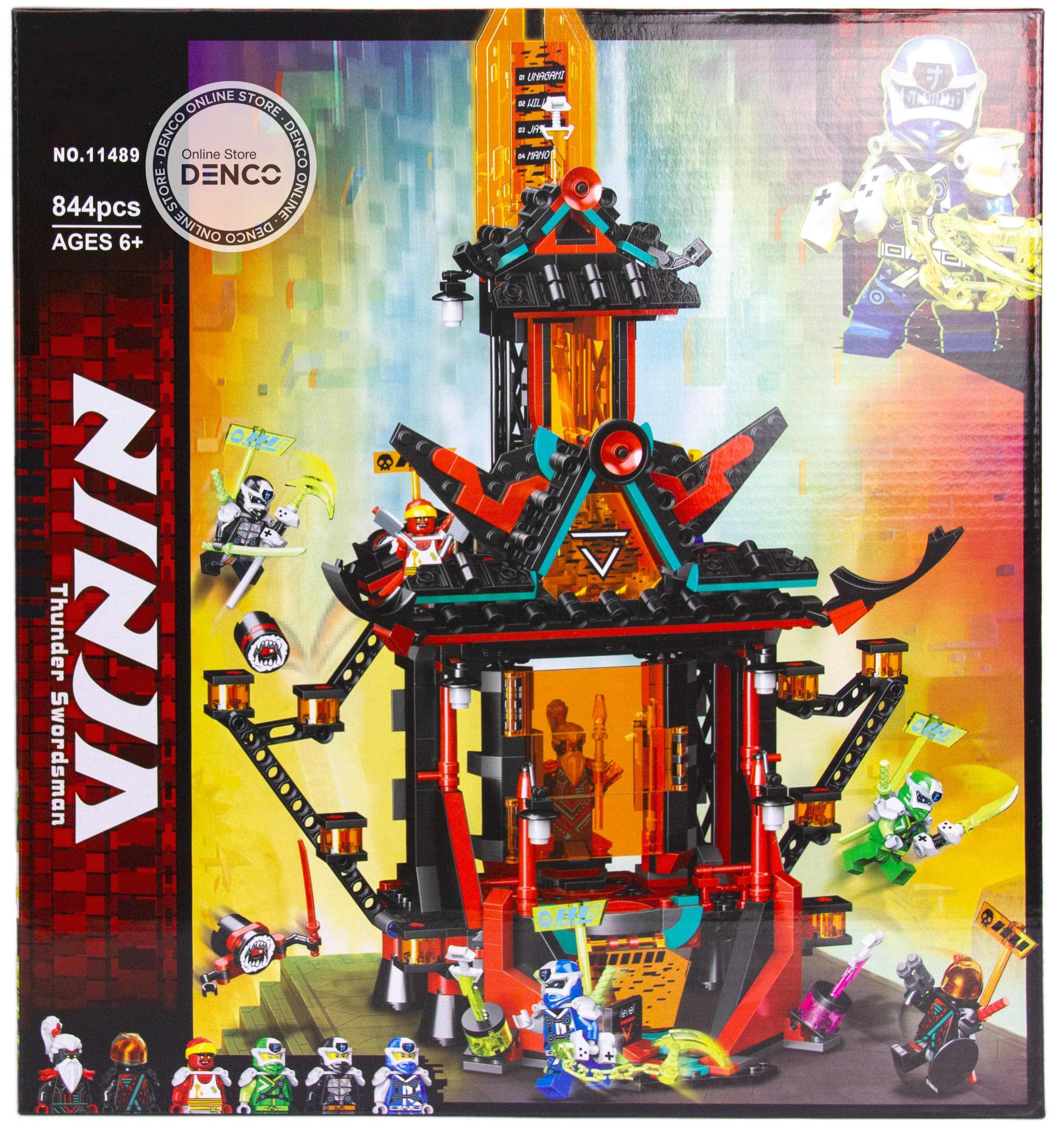 Конструктор Lari «Императорский храм Безумия» 11489 (НиндзяГо 71712) / 844 детали