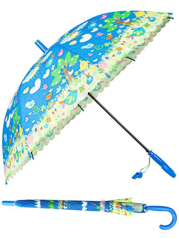 Зонт детский Птички со свистком 50 см