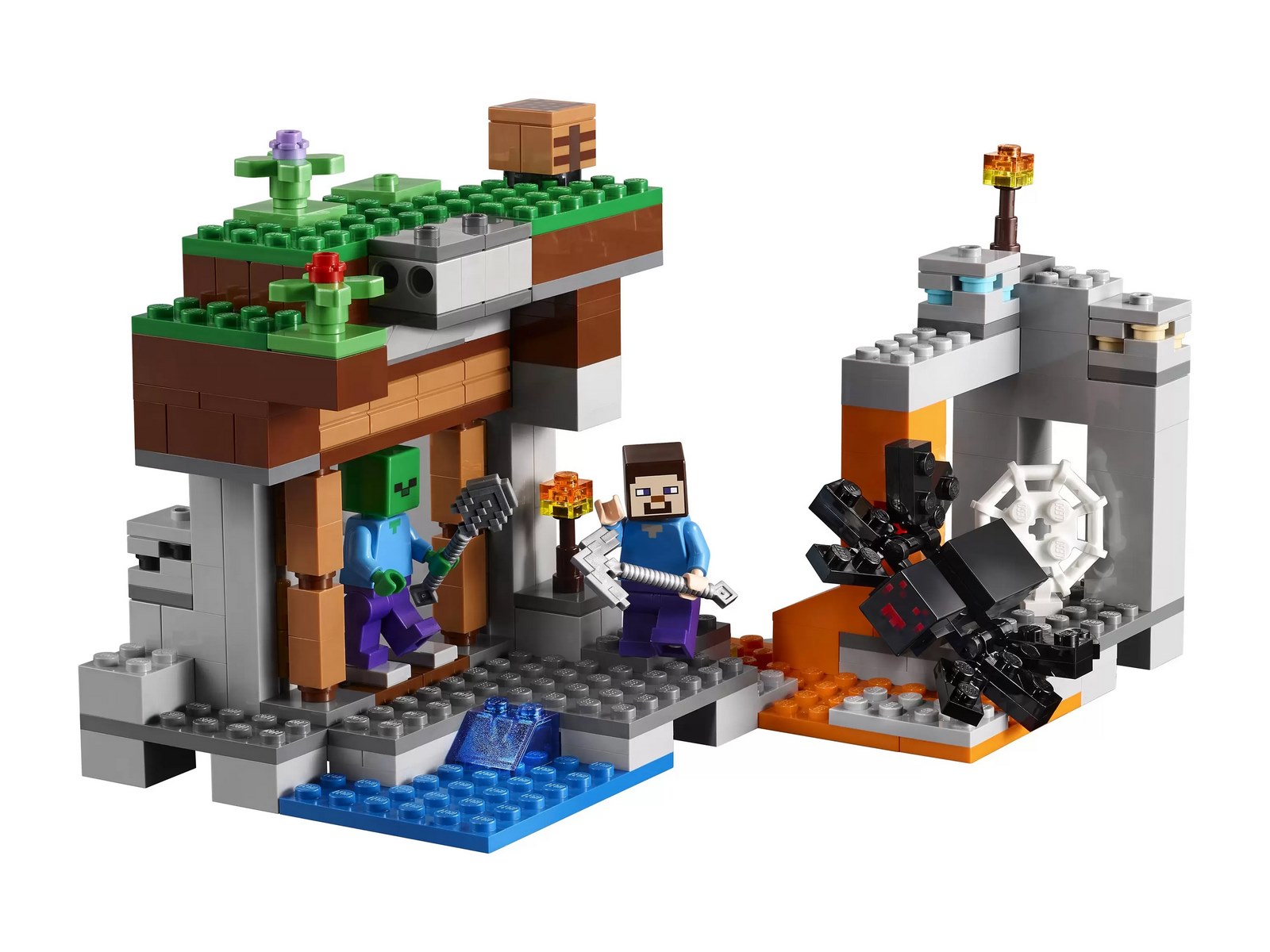 Конструктор LEGO Minecraft «Заброшенная шахта» 21166 / 248 деталей