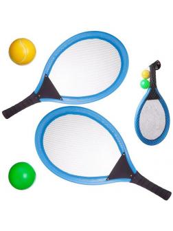 Теннис Abtoys в наборе 4 предмета: 2 ракетки, 2 мячика