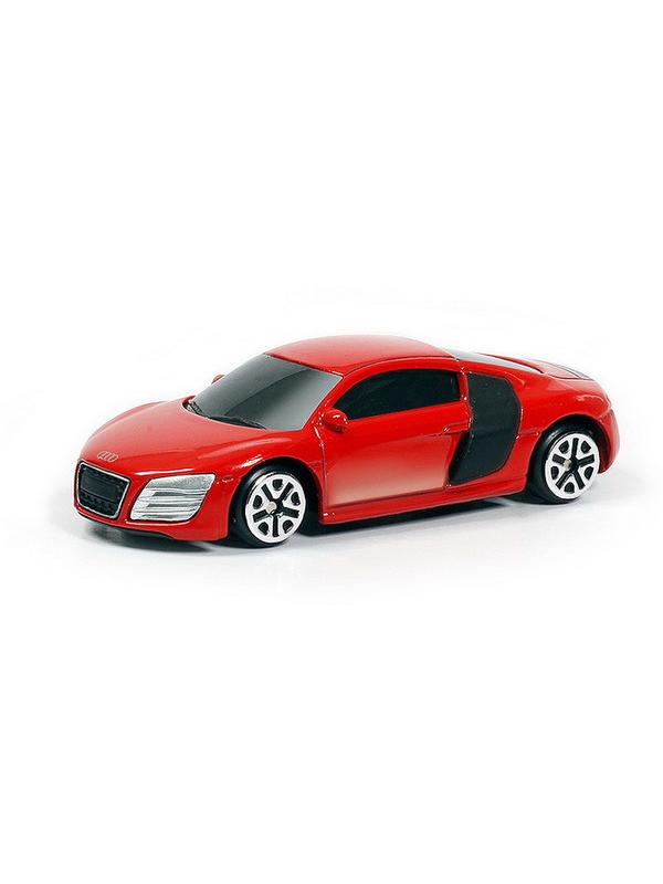 Машинка металлическая Uni-Fortune RMZ City 1:64 Audi R8 V10, без механизмов, 2 цвета (серебристый, красный)