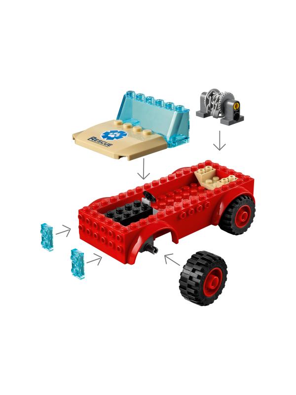Конструктор LEGO City «Спасательный внедорожник для зверей» 60301 / 157 деталей